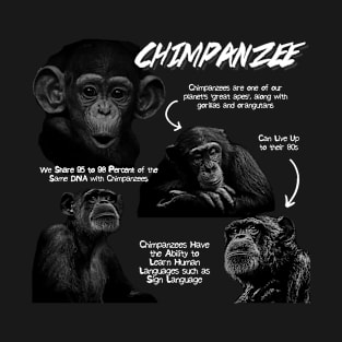 Chimpanzee Fun Facts T-Shirt