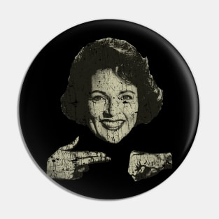 Betty White 70s -VINTAGE RETRO STYLE Pin