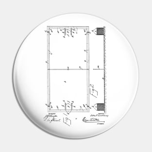 Water Polo Apparatus Vintage Patent Hand Drawing Pin