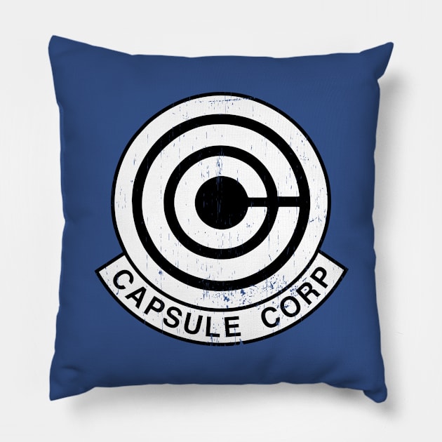 DRAGONBALL Z - CAPSULE CORP Pillow by ROBZILLA