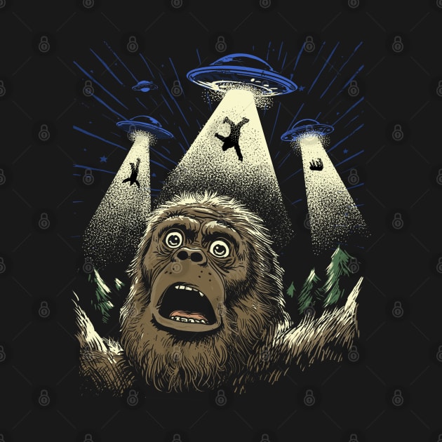 Sasquatch Surprise Abduction by GoshWow 