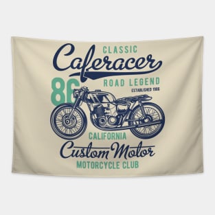 Custom Garage Cafe Racer shop vintage Tapestry