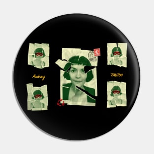 Amelie Movie Fan Art Design Pin