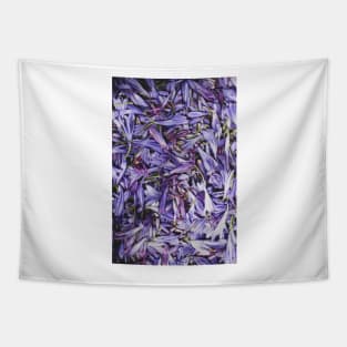 Moody Purple Flowers Tapestry