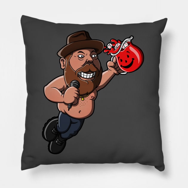 Bert 'The Machine' Pillow by CMatthewman