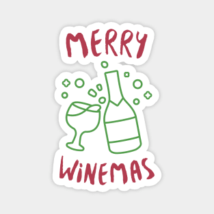 Merry winemas Magnet