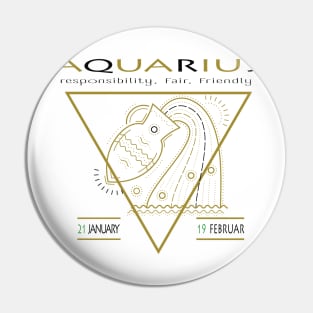 Aquarius Zodiac sign- astronomical sign - Horoscope Pin