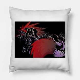 Angry Wolf Pillow