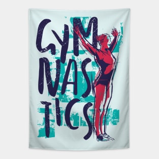 I Love Gymnastics // Gymnastics Lover Tapestry