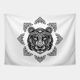 Bengal Tiger Mandala Tapestry