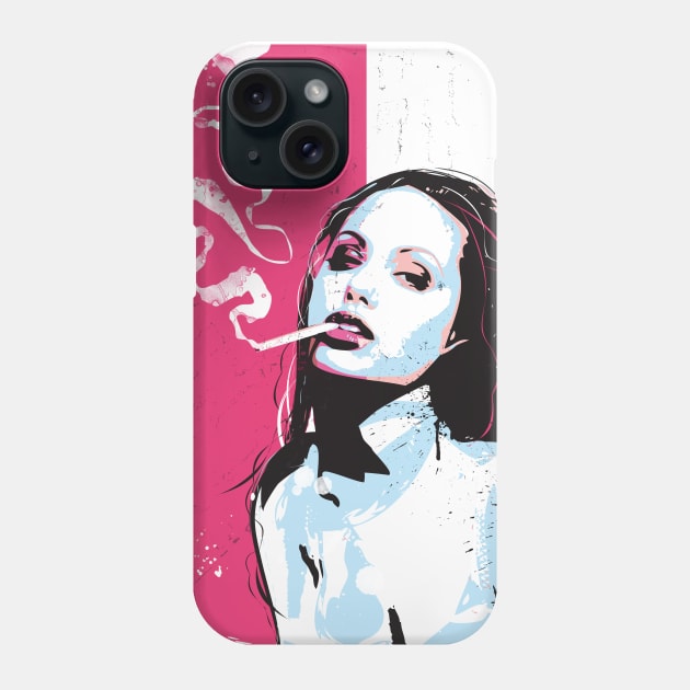 Angelina Jolie pop art Phone Case by 2ToastDesign