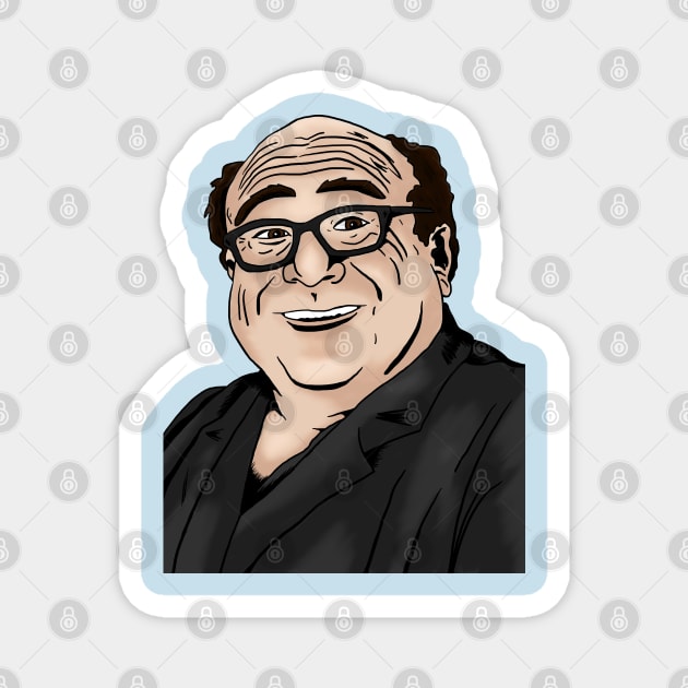 Danny DeVito Magnet by Black Snow Comics