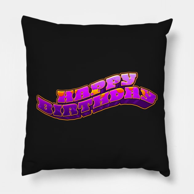 Happy Birthday Pillow by jngraphs