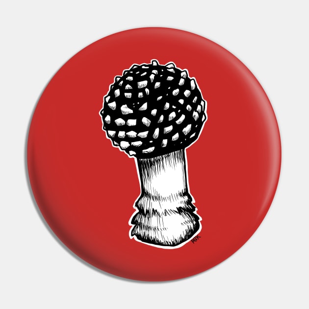 Amanita Regalis, the King of Sweden Amanita Pin by RJKpoyp