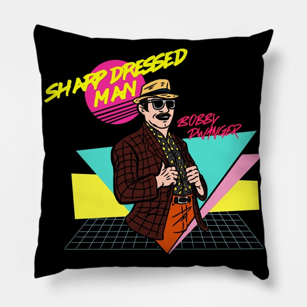 Sharped dressed man Pillow by AJSMarkout