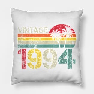 Vintage 1994 30Th Birthday Retro Gift Men Women 30 Year Old T-Shirt Pillow