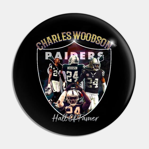 Charles Woodson Vintage t-Shirt Pin by Spotlight Football Talk