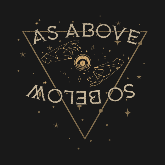 Ad Above So Bellow Wiccan Celestial Occultist Design by bestcoolshirts