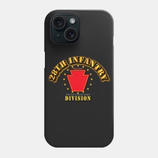 28th Infantry Division - Keystone Phone Case