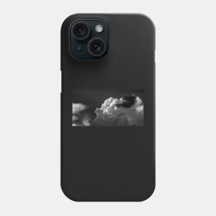 Clouds 1 Society In Black and White Phone Case