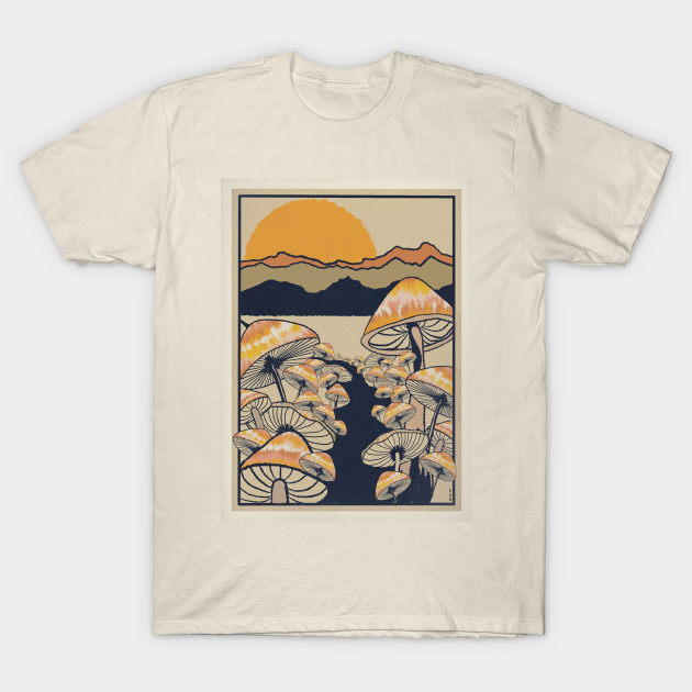 Mushroom road - Mushroom - T-Shirt