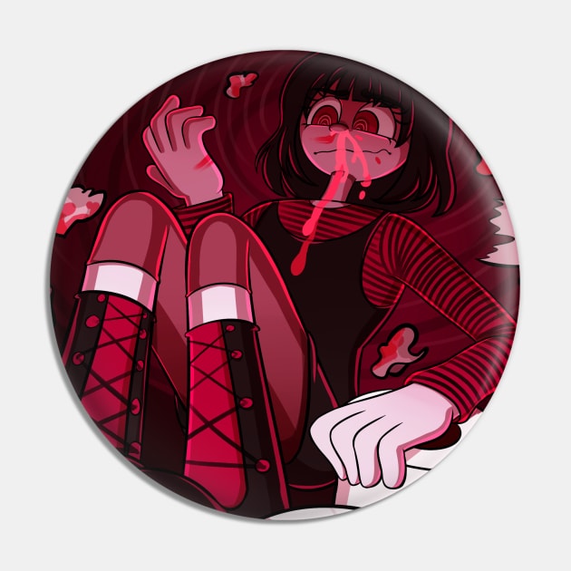 E-Girl Nosebleed Pin by undeadsolaris