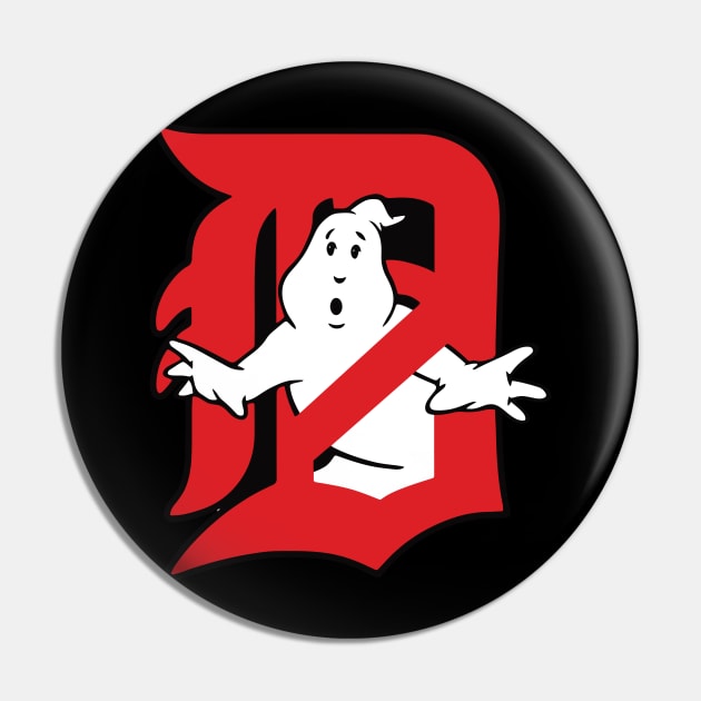 Metro Detroit Ghostbusters logo Pin by MetroDetroitGhostbusters