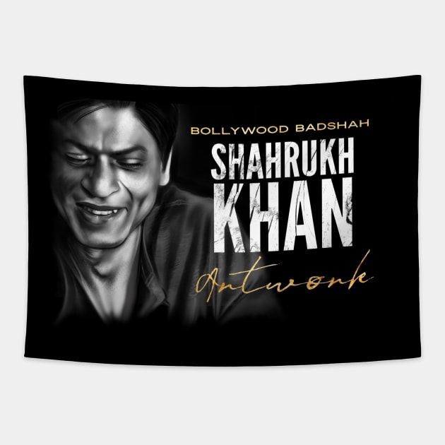 Shahrukh Khan Tapestry by SAN ART STUDIO 