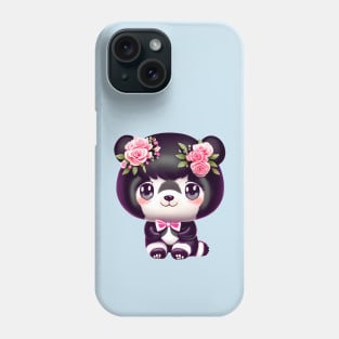 Cute kawaii panda bear Phone Case