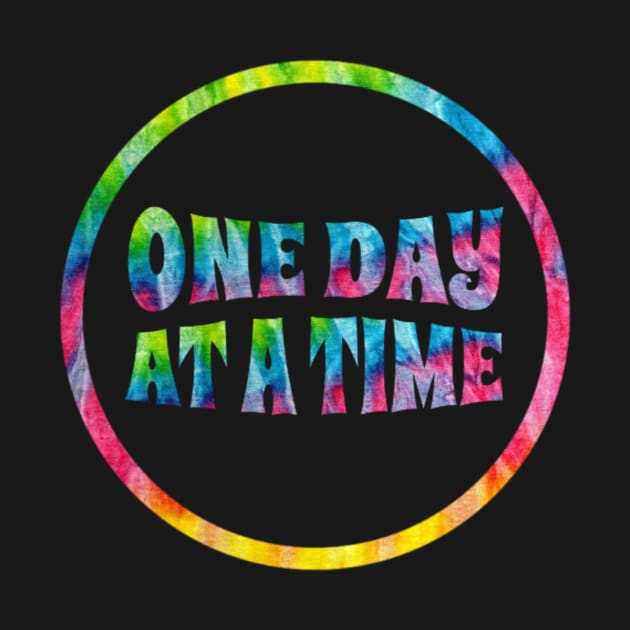 One Day At A Time Tie Dye Stickers Gifts by gillys