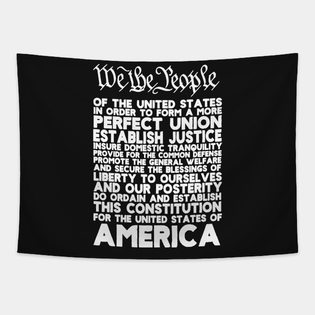 We the People of the United States US Constitution Tapestry by The Dirty Gringo