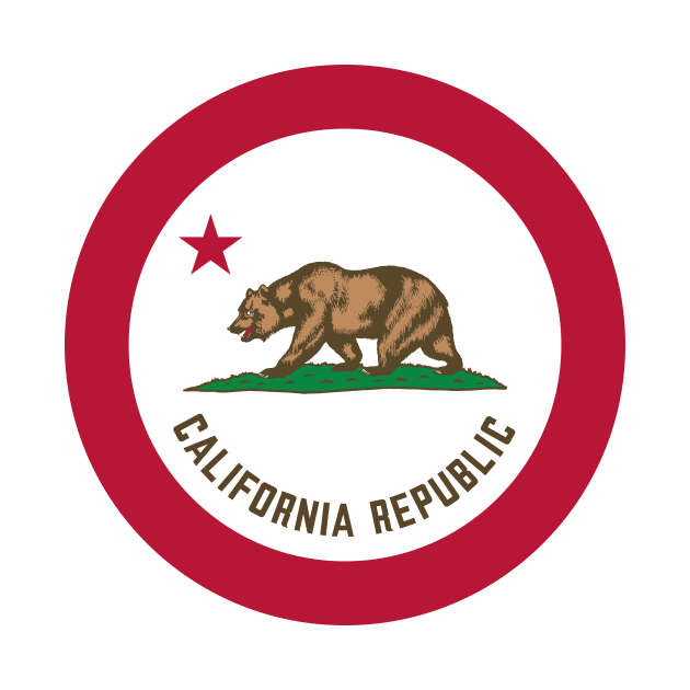 The California Roundel by FranklinPrintCo