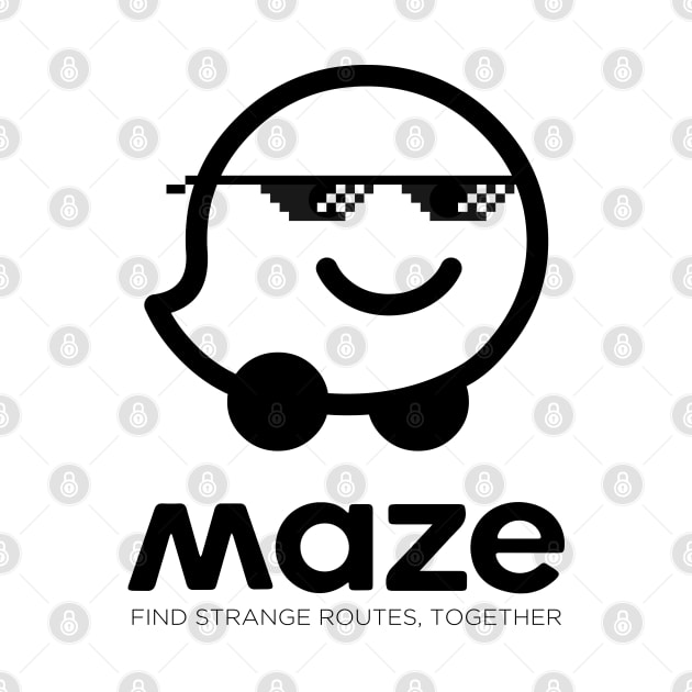 Maze-Waze Logo Spoof by curiousQ