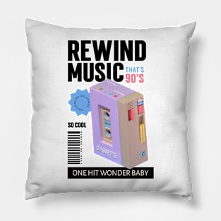 Rewind Music Pillow