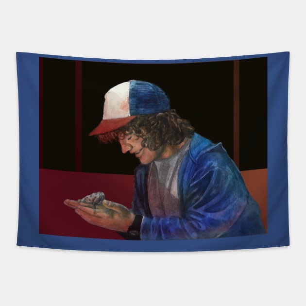 Dustin and D'art Tapestry by Riffic Studios