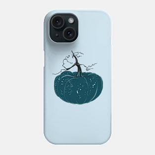 Navy Halloween Pumpkin Phone Case