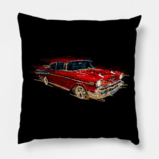 Classic Car-1 Pillow