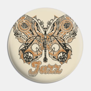 Jazz Butterfly 1973 Pin
