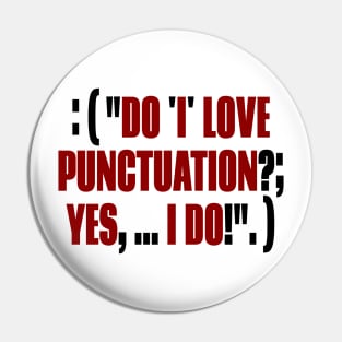 Funny Punctuation Grammar Pin