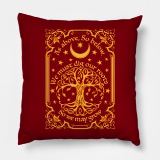 Good Witch Celtic Tree Pillow