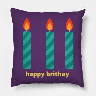 happy brithay Pillow