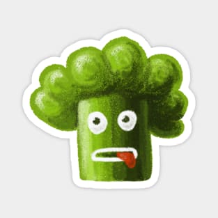 Stressed Out Broccoli Magnet