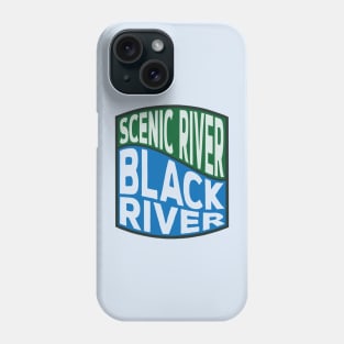 Black River Scenic River wave Phone Case