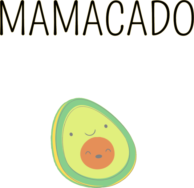 pregnancy mamacado cute avocado perfect gift idea for new mom Kids T-Shirt by flooky