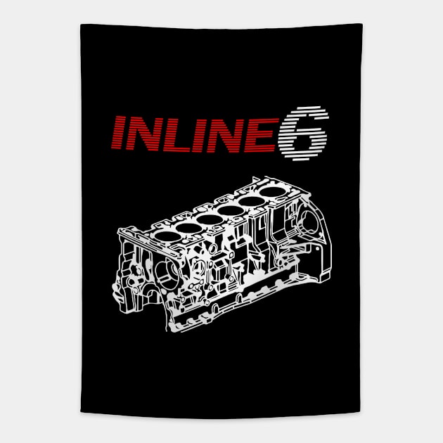 Inline 6 Tapestry by Widmore