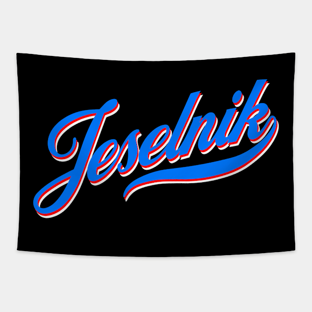 Jeselnik Love Baseball Tapestry by vestiart