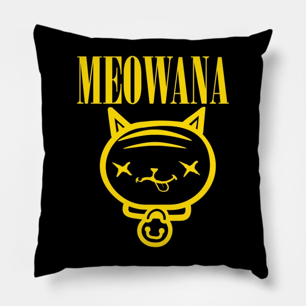 meowana Pillow by sambukino