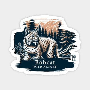 Bobcat - WILD NATURE - BOBCAT -8 Magnet