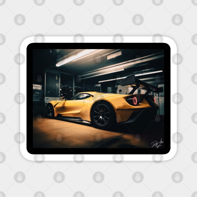 Ford GT40 Concept Magnet by DigiArtsSpace