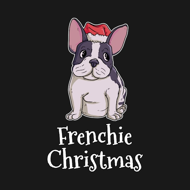 Frenchie Christmas Merry Christmas French Bulldog by TheTeeBee